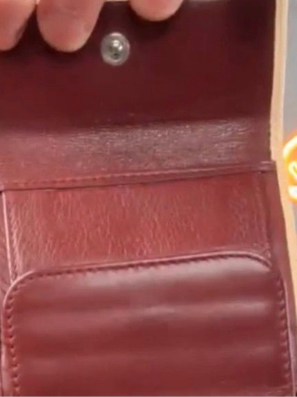 Christian Dior Trotter Wallet Bordeaux canvas with leather trim, comes with COA - Picture 8 of 9